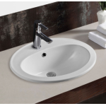 LACY Ceramic Drop-In Basin